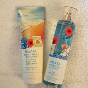Bath and body works Havana spray/Lotion